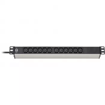 Power Extension Brennenstuhl 1390007112 2m 12 AC Outlets Indoor Black Silver