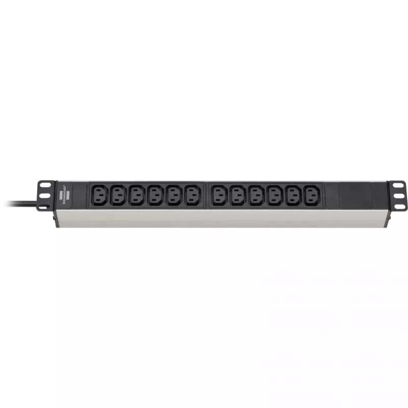 Power Extension Brennenstuhl 1390007112 2m 12 AC Outlets Indoor Black Silver