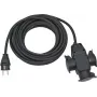 Power Extension Brennenstuhl 1167810301 10m 3 AC Outlets Outdoor Black