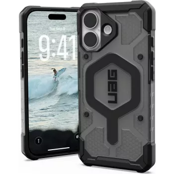 UAG Urban Armor Gear Pathfinder MagSafe Case | Apple iPhone 17 | ash (Grey transparent)/black | 114553113140 (114553113140)