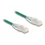 Network Cable DeLOCK RJ45 Cat.6A plug to plug 3m green