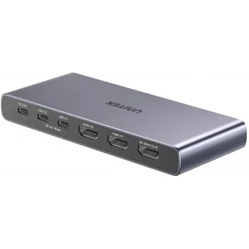 4K HDMI / USB-C Switcher 4-in-1 Output by Unitek V1313AGY01-EU