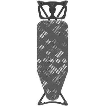 Full-size ironing board PROMIS PKD80 COMFORT PLUS — standard size, grey, foldable, iron holder