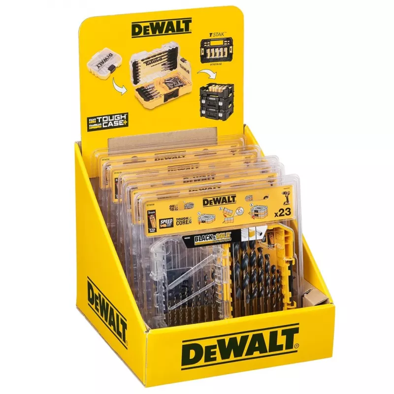 23PC BLACK&GOLD METAL DRILLING SET DT70729-QZ