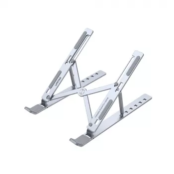 Laptop stand UNITEK OT155SL Silver Aluminium 13-41° tilt