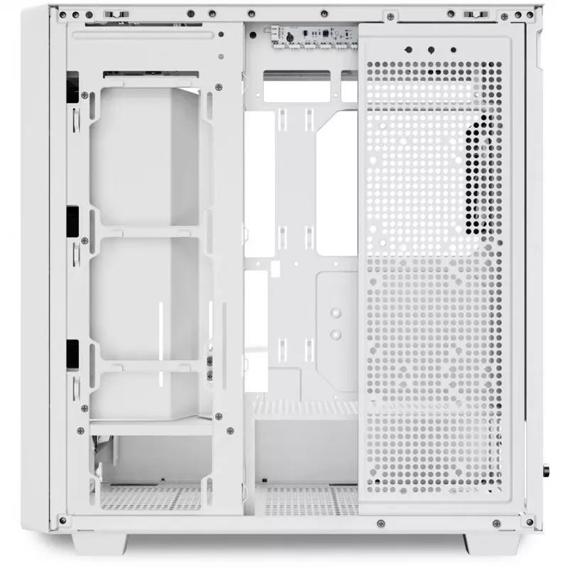 Sharkoon REBEL C70G RGB Full Tower White, Wood