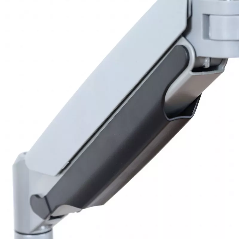 ART RAMM L-35HD Gas Spring Desk Mount for 1 Monitor 17-45 inch, USB-A and USB-C