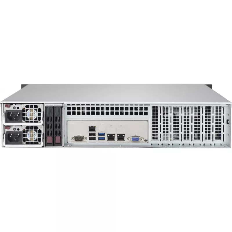 Server case Supermicro CSE-825MBTQC-R802LPB Rack Black
