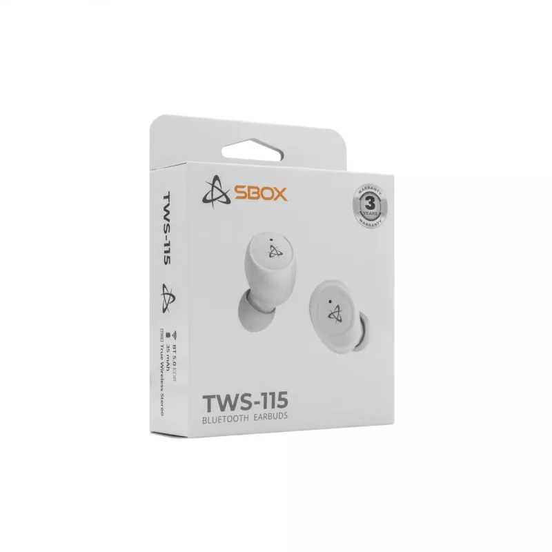 Headphones SBOX EB-TWS115 White