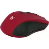 Wireless optical mouse DEFENDER MM-935 RF — ambidextrous, 1600 DPI, red, RF USB receiver, AAA batteries