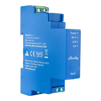 Solid-state relay Shelly Pro 1 Blue 16A 110-240V Wi-Fi