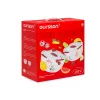 Bowl set OURSSON BS4781RC/DC Round Ceramic 3L White 2 pcs