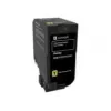 Toner cartridge Lexmark 74C20Y0 1000 pages Yellow