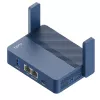 Portable router Cudy TR3000 AX3000 Wi‑Fi 6, Gigabit Ethernet WAN/LAN, USB-A, external antennas, blue