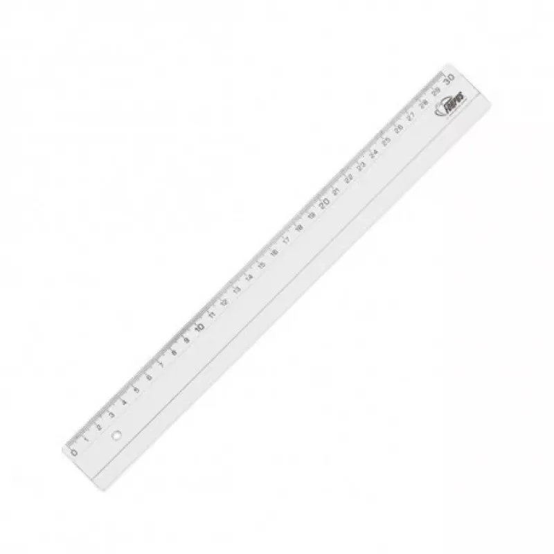 Ruler Forpus, plastic, transparent, 30cm 1225-023