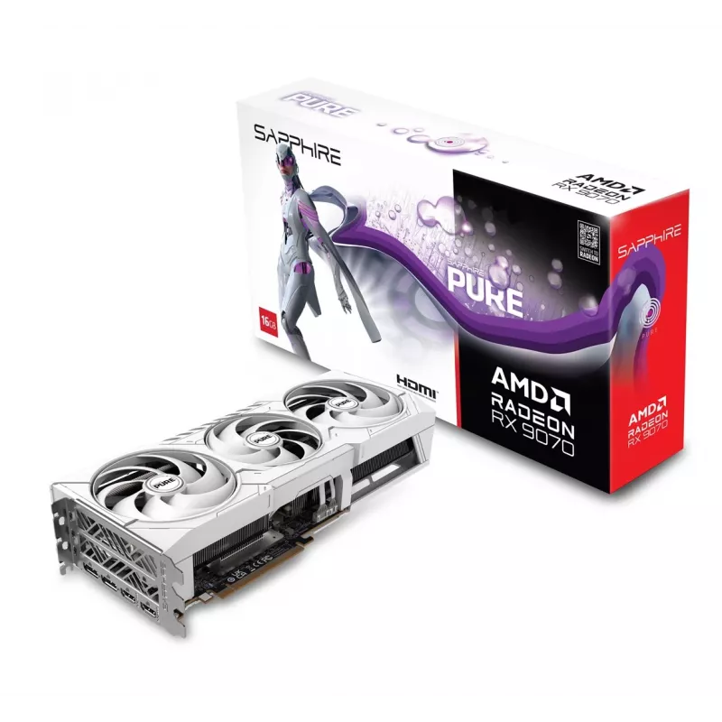 SAPPHIRE Radeon RX 9070 16GB GDDR6 Graphics Card
