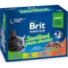 BRIT Premium Cat Sterilised Plate - wet cat food - 12x100g