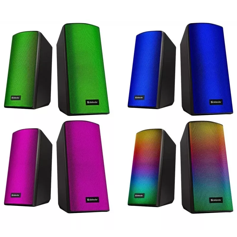 PC SPEAKERS SPITFIRE 2. 0 6W LED USB