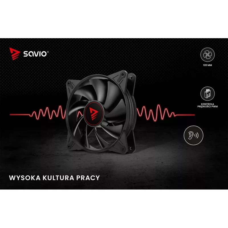 SAVIO SAVGBLADE 120mm PWM Case Fan
