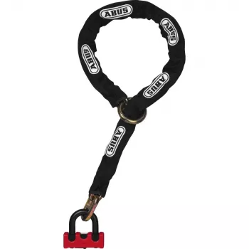 ABUS 59715 Fahrradschloss Black - Red 1200 mm Kettenschloss (59715)