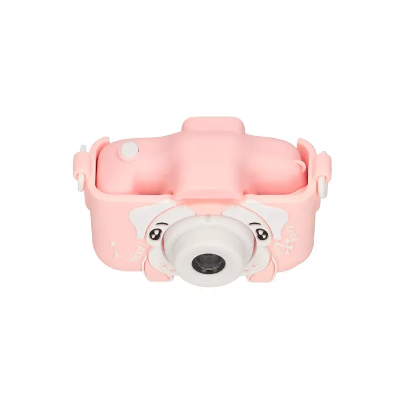 Children's digital camera Extralink H28 SINGLE PINK — pink/white, for ages 3+