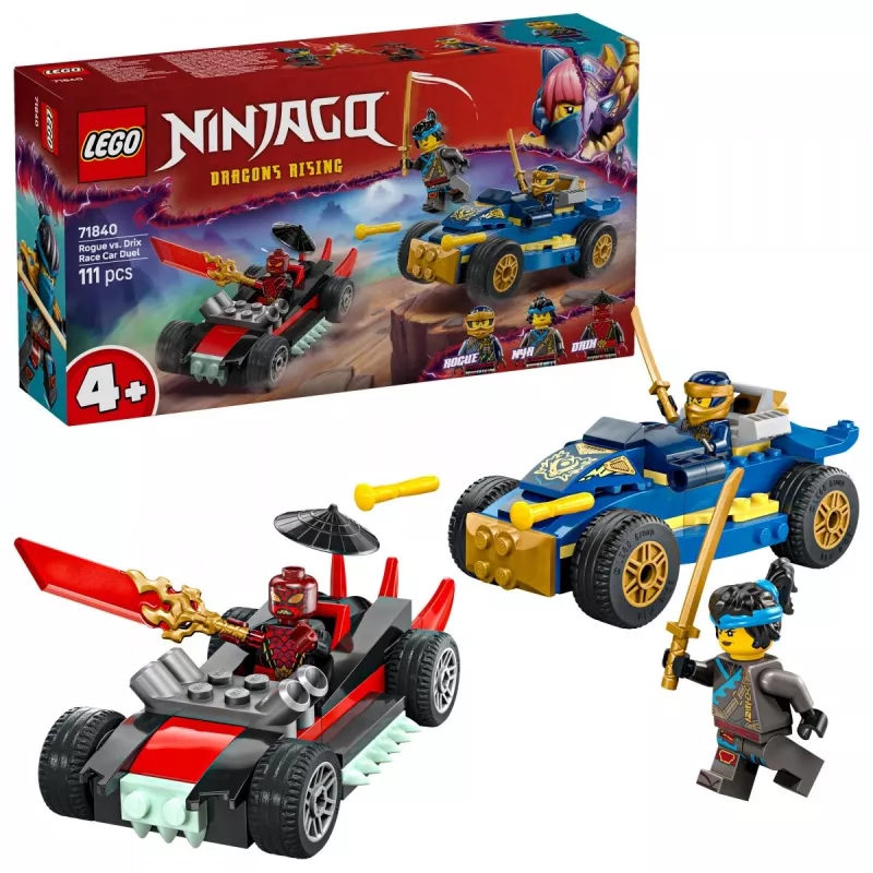 Building Blocks Ninjago 71840 Racing Duel Rogue vs Drix