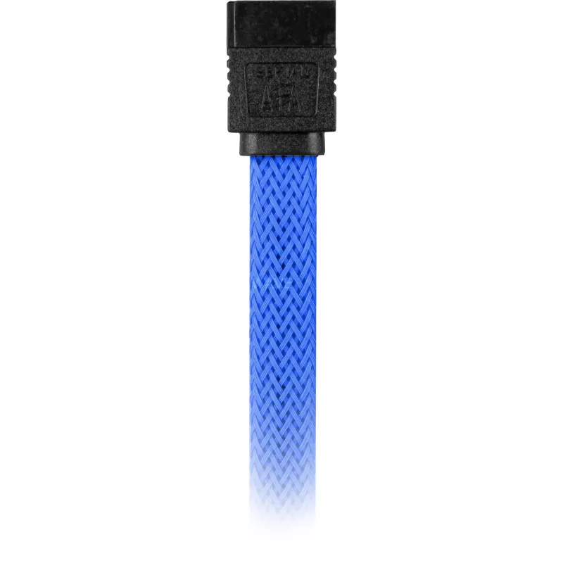 SATA Cable Sharkoon SATA 3 0.3m 7-pin Black Blue