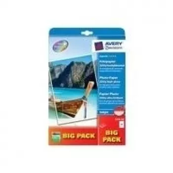 Photo Paper A4 Avery 2572-50 High-gloss