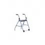 Two-wheel rehabilitation support ARmedical PPC005 — blue/black, steel frame, adjustable height, seat included