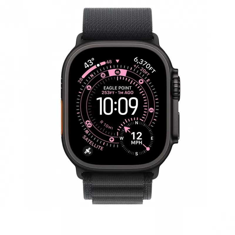 Band Apple MG9G4ZM/A Smartwatch Black Titanium Polyester Spandex