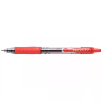 Retractable gel pen Pilot BL-G2-7-R Fine Red