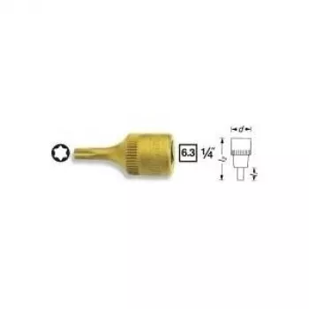 Hazet Torx-Screwdriver-Insert 6,3 mm (1/4) 8502-T20 Length 28 mm (8502-T20)