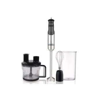 Immersion blender BLAUPUNKT HBD611 — 1200 W, black, whisk, measuring cup, splash guard