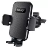 Phone grip SAVIO CH-05, black — durable protective accessory for mobile phones