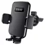 Phone grip SAVIO CH-05, black — durable protective accessory for mobile phones