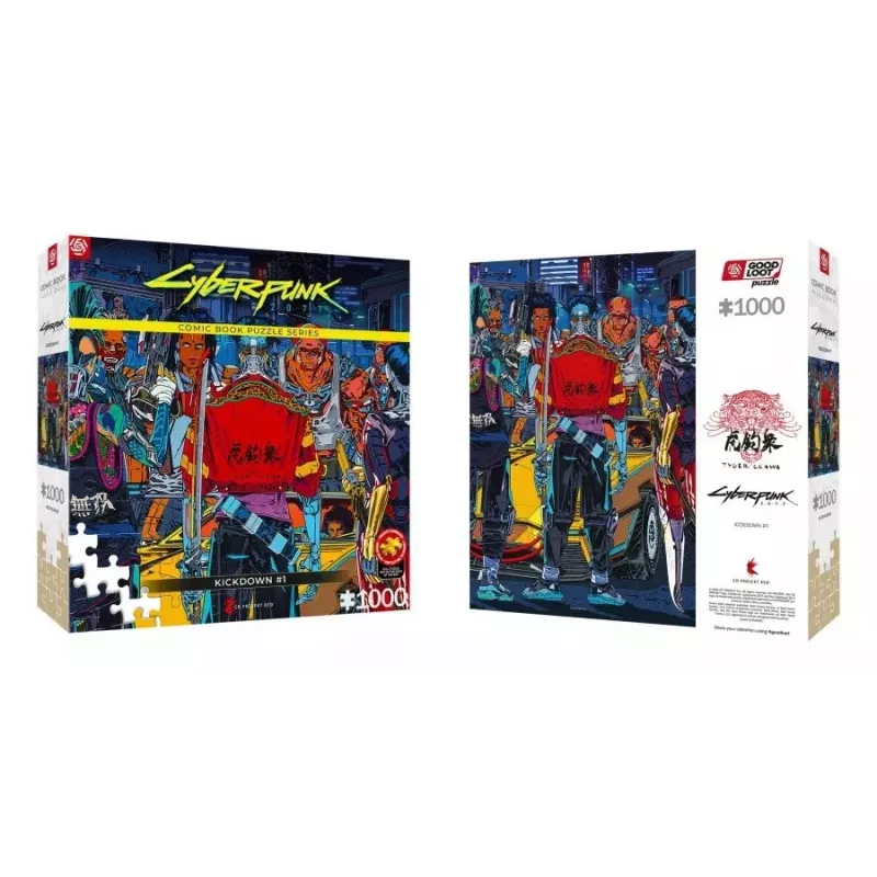 Good Loot Comic Book Puzzle: Cyberpunk 2077 Kickdown, 1000 pieces
