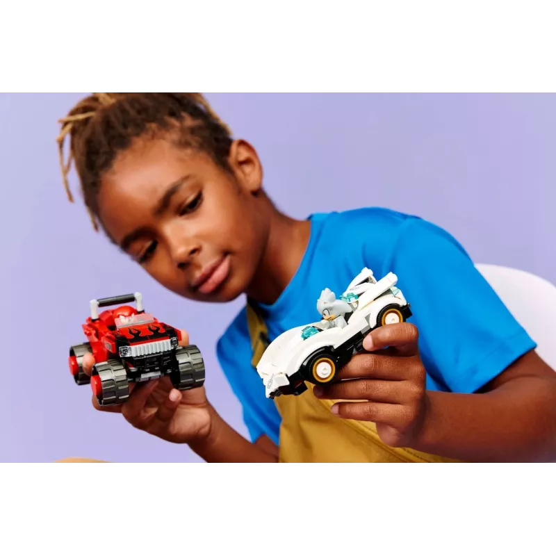 LEGO SONIC THE HEDGEHOG 77118 Silver's Car vs Knuckles' Monster Truck
