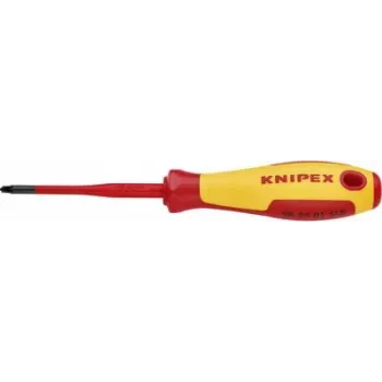 Knipex VDE Plus/minus-Screwdriver Size PZ 1 Blade Length: 80 mm (98 25 01 SLS)