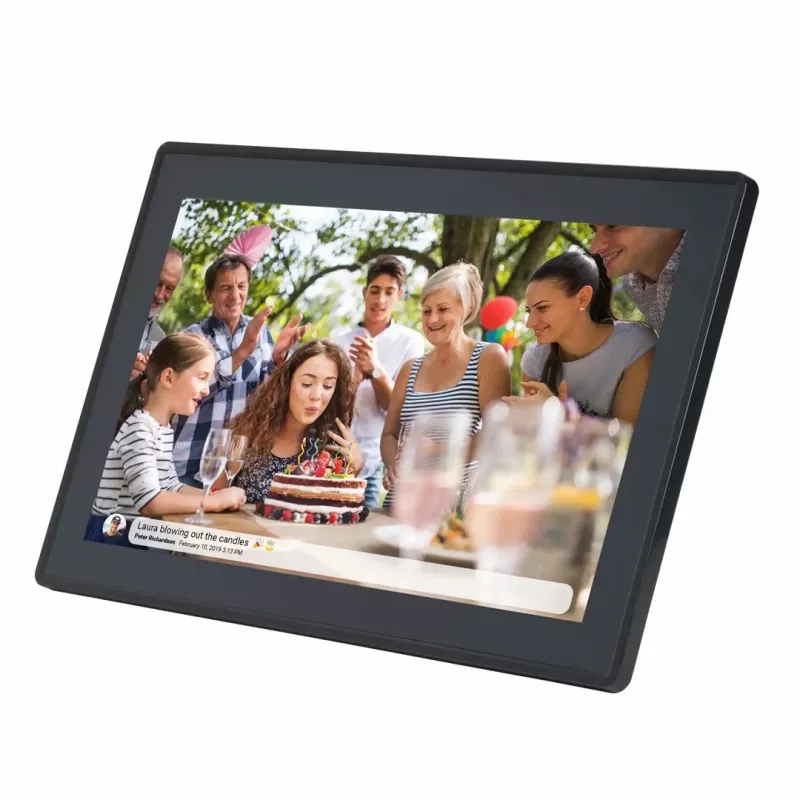 Denver PFF-1515B digital photo frame Black 39.6 cm (15.6) Touchscreen Wi-Fi