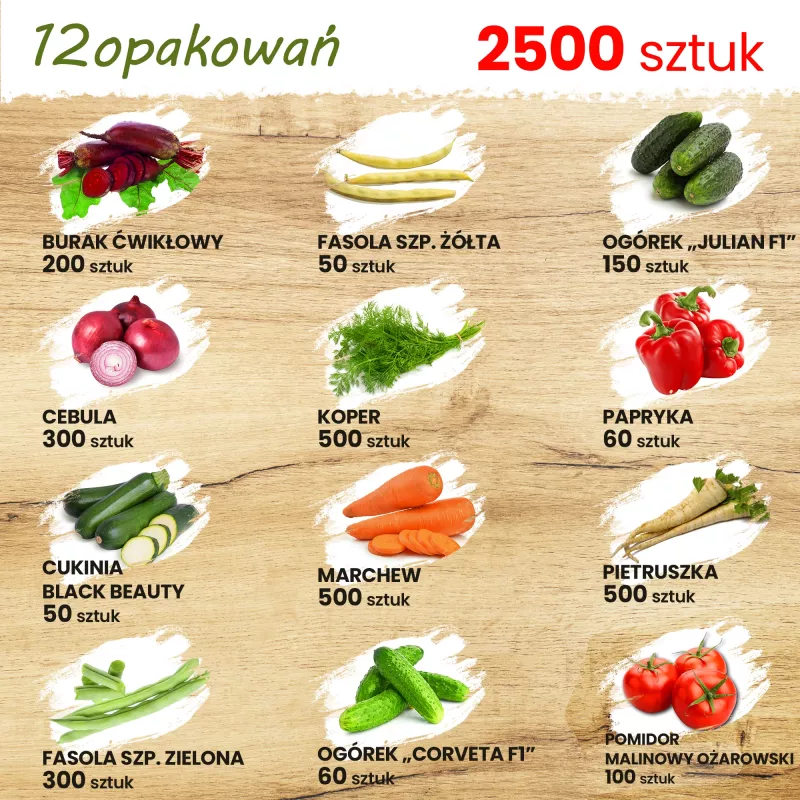 TORAF Vegetable Seed Set - 12 Pack