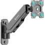 TV wall mount ONKRON G120-B for 13–34 inch TVs, black, tilt and swivel support