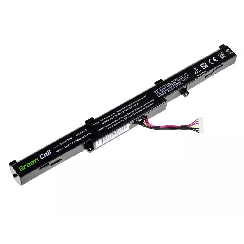 Battery Green Cell AS77 for ASUS laptops — Li-Ion 15 V, 2200 mAh, 4 cells, black