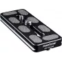 Walimex Mantona AS-100-2M Quick Release Plate Arca-Swiss compatible, 100x38mm with screws and centre marking (1021464)