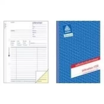 AVERY Zweckform Formularbuch Lieferschein, 2 x 50 Sheets A6, 2. Sheets ohne Perforation zum Verbleib im Buch (724)