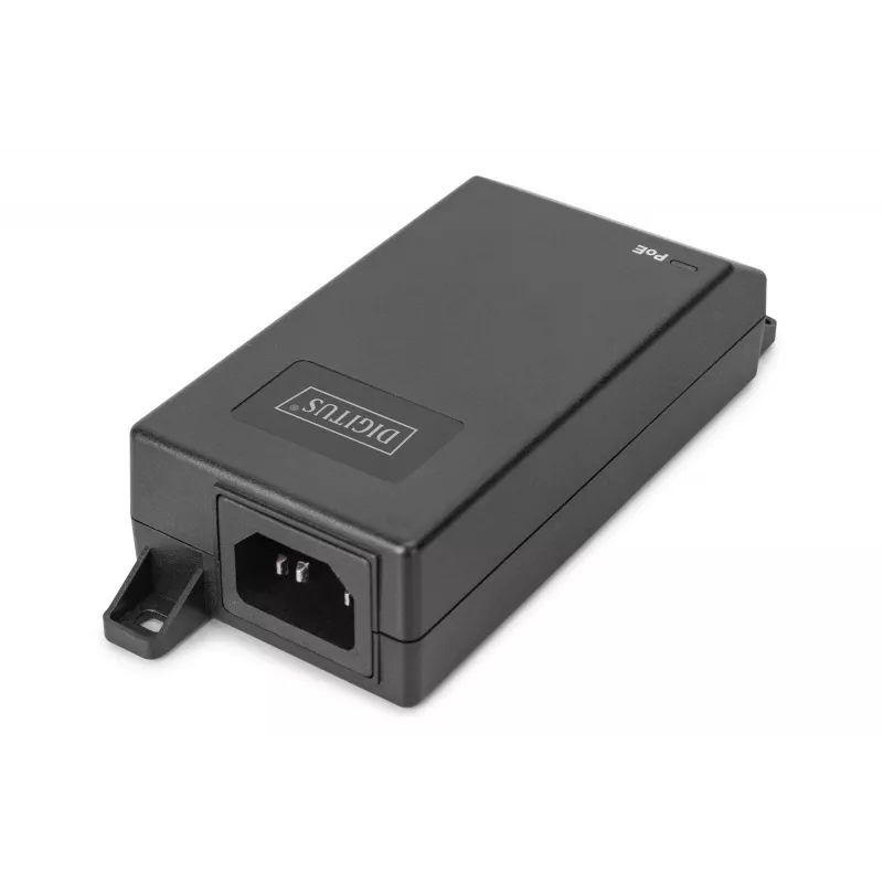 Digitus Gigabit Ethernet PoE+ injector 802.3at 30 W Black