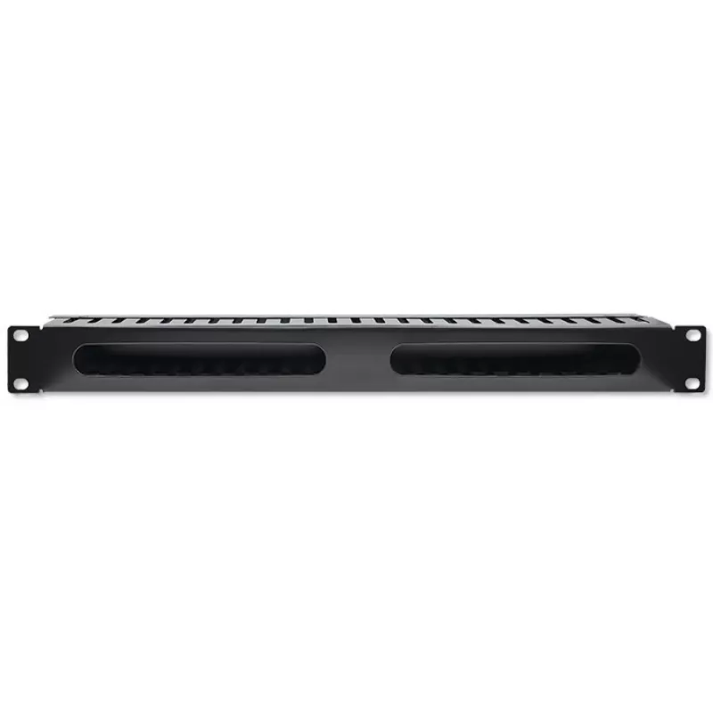 Cable organizer QOLTEC 54514 for 19-inch racks, 24 ports