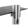 Maclean MC-791N Telescopic Floor-Ceiling TV Mount with Shelf, 37-70 inch, 30 kg