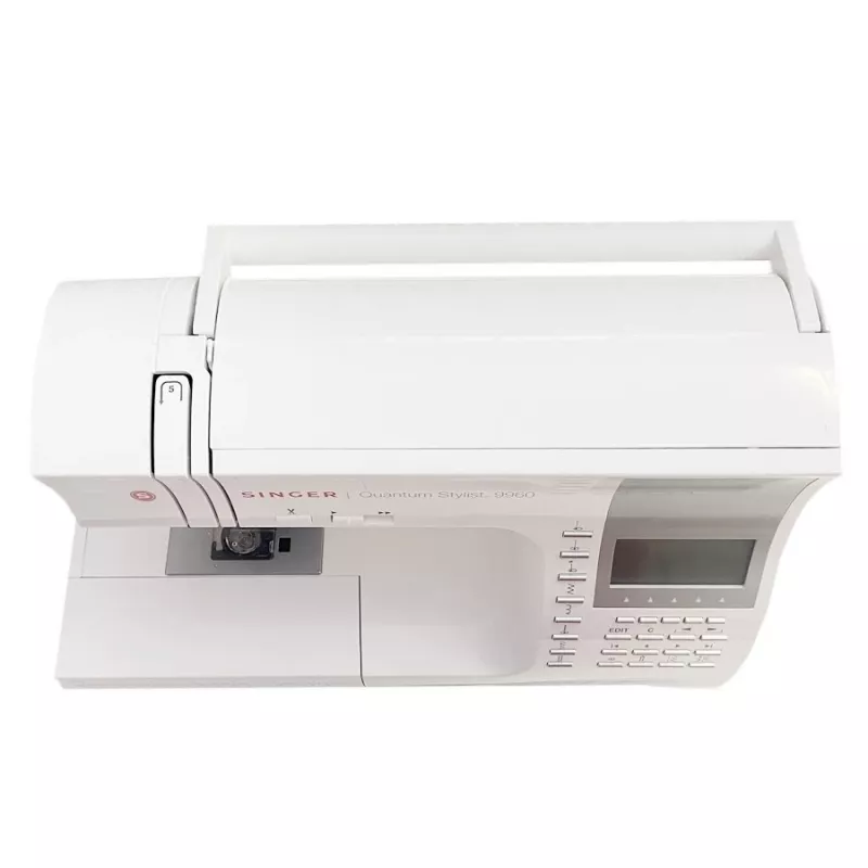 Sewing machine SINGER Quantum Stylist 9960 — 600 stitch patterns, 13 one-step buttonhole styles, free arm