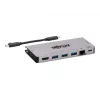 USB-C Dock - 4K HDMI, USB 3.2 Gen 1, USB-A Hub, GbE, Memory Card, 100W PD Charging, Detachable Cord U442-DOCK5D-GY