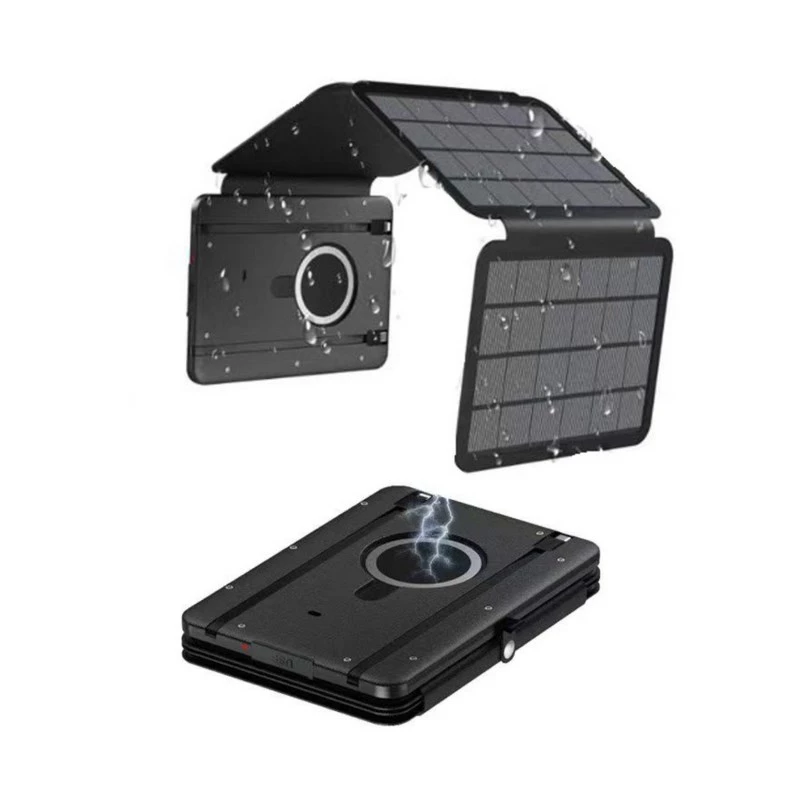 PowerNeed ES10000-4 Solar Power Bank 10000 mAh with Detachable PV Panel